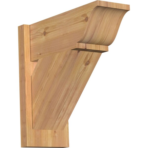 Ekena Millwork Traditional Smooth Traditional Outlooker, Western Red Cedar, 7 1/2"W x 18"D x 18"H OUT08X18X18TRA01SWR - main